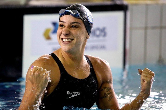 Joanna Maranhao. Trofeu Daltely Guimaraes na Unisul, Campeonato Brasileiro Senior. 17 de dezembro de 2015, Palhoca, SC, Brasil. Foto: Satiro Sodré/ SSPress/CBDA