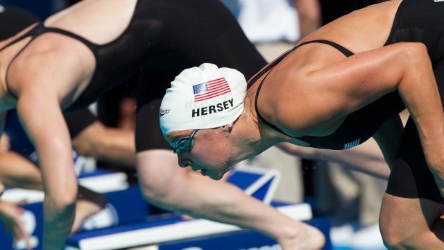 Kathleen Hersey, 100 freestyle prelims, 2010 Pan Pacific Championships (Photo Credit: Tim Binning, the swim pictures)