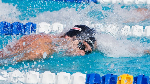 Jason Lezak, Rose Bowl Aquatics, 50 free championship final at the 2011 ConocoPhillips National Championships. (Photo Credit: Tim Binning, the swim pictures)