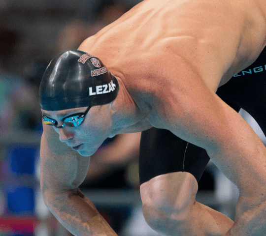 Jason Lezak, Olympic icon, in 100 freestyle final at 2012 US Olympic Swimming Trials (Swim Photo Credit: Tim Binning, the swim pictures)