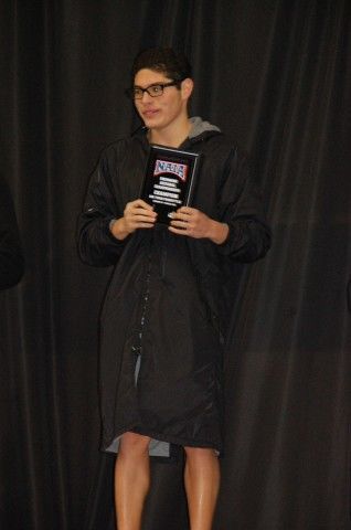 OBU's Daniel Ramirez took three individual wins and two individual National Records at the 2013 NAIA National Championships (Credit: Anne Lepesant)