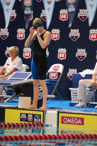 Becca Mann was a member of the 2013 World Championship Team and broke the 13-14 1650 freestyle NAG Record back in winter. (Photo Credit: Tim Binning)