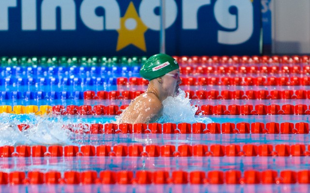 Ruta Meilutyte, 100 breaststroke prelim, 2013 FINA World Championships (Photo Credit: Victor Puig, victorpuig.com)