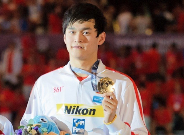 Sun Yang, winner, men's 400 free, 2013 FINA World Championships (Photo Credit: Victor Puig, victorpuig.com)