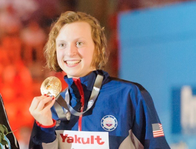 Katie Ledecky, winner, women's 400 free, 2013 FINA World Championships (Photo Credit: Victor Puig, victorpuig.com)