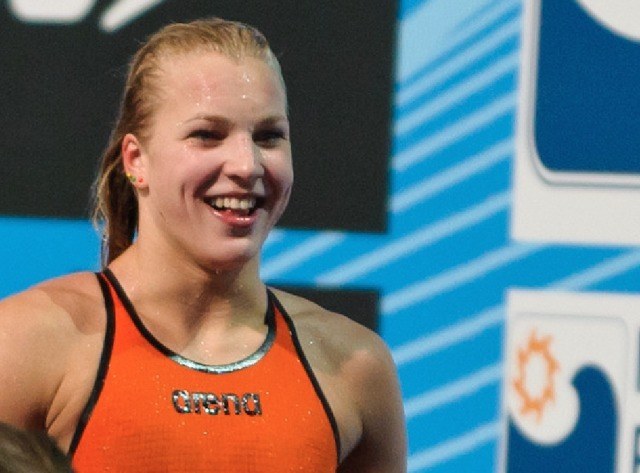 Ruta Meilutyte, 100 breaststroke prelim, 2013 FINA World Championships (Photo Credit: Victor Puig, victorpuig.com)