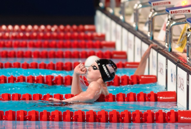 Katie Ledecky, 1500m Freestyle World Record at the 2013 FINA World Championships in Barcelona, Spain (Photo Credit: Victor Puig, victorpuig.com)