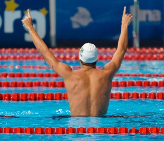 Chad le Clos, 100 butterfly final, winner, 2013 FINA World Championships (Photo Credit: Victor Puig)