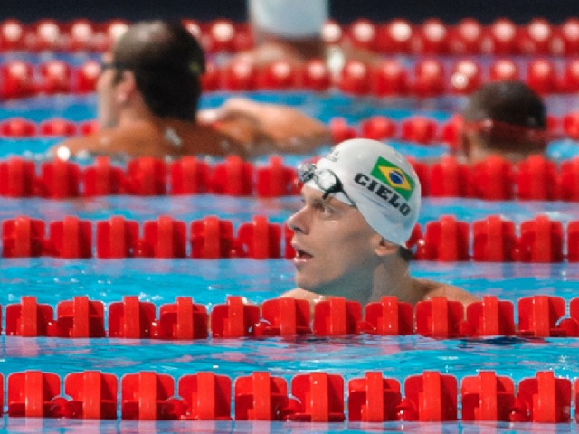 Cesar Cielo, Men's 50 freestyle semi final, 2013 FINA World Championships (Photo Credit: Victor Puig)