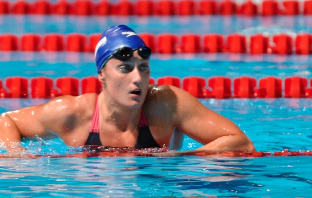 Mireia Belmonte Garcia, 800 freestyle relay prelim, 2013 FINA Worlds (Photo Credit Victor Puig, victorpuig.com)