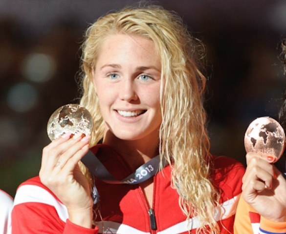 Jeanette Ottesen Gray, 50 butterfly final, 2013 FINA World Championships (Photo Credit: Victor Puig)