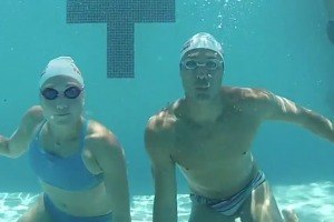 Misty Hyman & Rob Butcher host the video recap of the 2013 USMS Summer Nationals (Image courtesy of USMS)