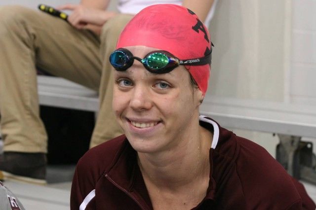 Paige Miller, 2013-14 Texas A&M Women's Swimming and Diving v Texas Longhorns, Oct 18th 2013 (Courtesy of Liz Dittmer)