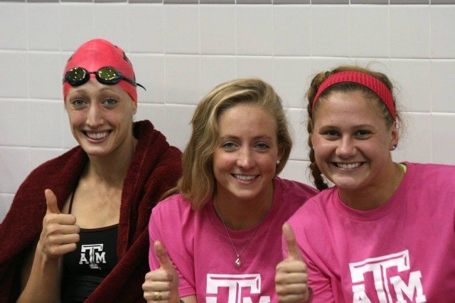 Breeja Larson, 2013-14 Texas A&M Women's Swimming and Diving v Texas Longhorns, Oct 18th 2013 (Courtesy of Liz Dittmer)