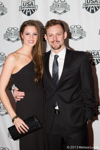 Alex Meyer attends Golden Goggles, USA Swimming annual awards show (courtesy of Melissa Lundie, melissalundie.com)