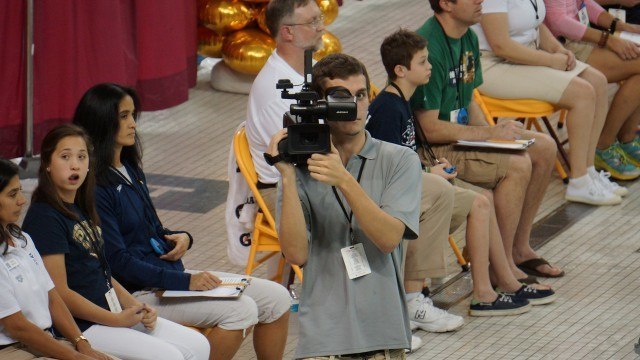 Kelly McCommons, TakeitLive teammate, captures the actions. 2013 Arena Grand Prix at Minnesota (courtesy of TakeItLive)