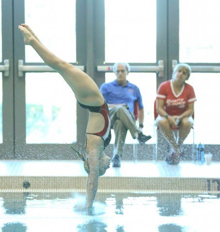 University of Houston Swimming and Diving Team (courtesy of Stephen Pinchback / UH Athletics Communications)