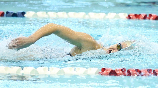University of Houston Swimming and Diving Team (courtesy of Stephen Pinchback / UH Athletics Communications)