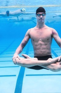Relaxing with Anthony Ervin (photo: Mike Lewis, Ola Vista Photography)