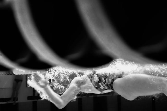 Missy Franklin warming up in Indy (photo: Mike Lewis, Ola Vista Photography)
