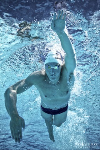 Peter Vanderkaay, 4-time Olympic Medalist & Swim Like A Champion host (courtesy of the Fitter & Faster Swim Tour presented by SwimOutlet.com)