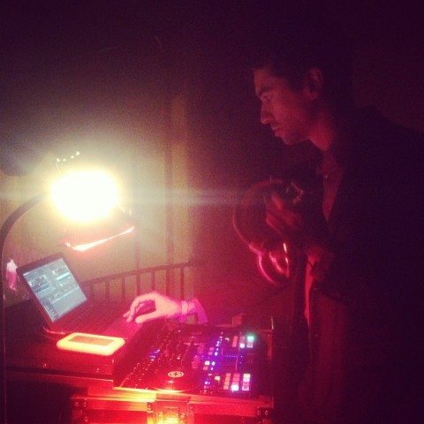 DJ Anthony Ervin in action (courtesy of his manager, Emily White, founder/CEO of Whitesmith Entertainment)