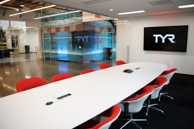 Here’s where the best minds in the business come together to meet. TYR Sport Global Headquarters, Seal Beach, CA (courtesy of TYR Sport)