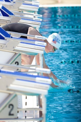 Allison Schmitt at the 2014 Arena Grand Prix in Mesa (courtesy of Rafael Domeyko, rafaeldomeyko.com)