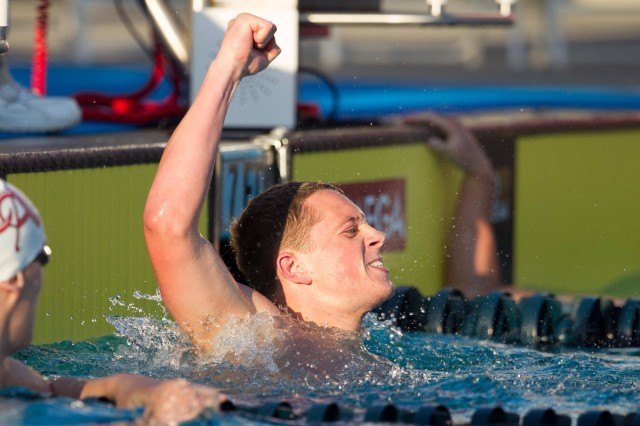 Gunther Cassel from the Long Island Express won the C-Final of the boys' 100 breast in 1:03.40.