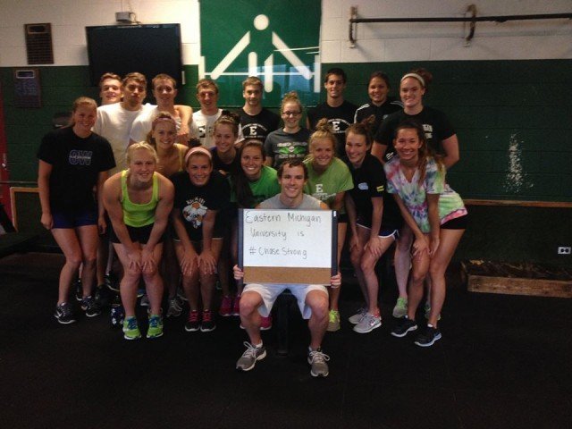 Eastern Michigan University is #ChaseStrong (Photo Courtesy of The Smith Family and the #ChaseStrong Facebook Group)