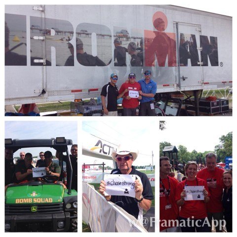 Muncie Ironman #ChaseStrong (Photo Courtesy of The Smith Family and the #ChaseStrong Facebook Group)
