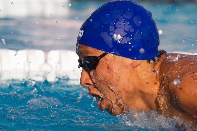 Corey Okubo was a 1:58.30 to win the men's 200 fly title.