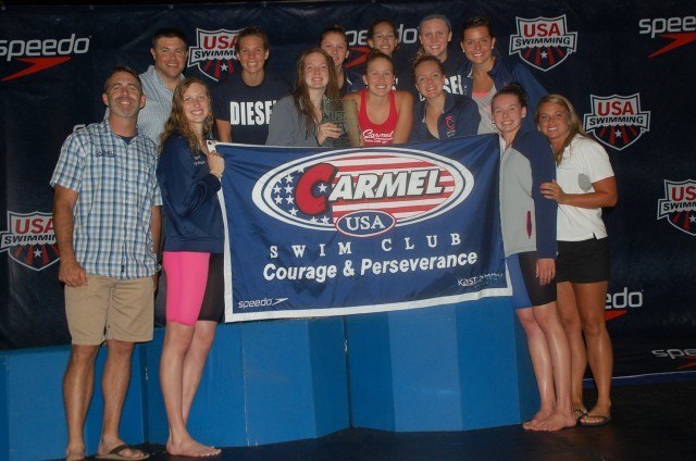 The Carmel Swim Club girls won the 2014 girls' Junior National Championship. Courtesy: Anne Lepesant