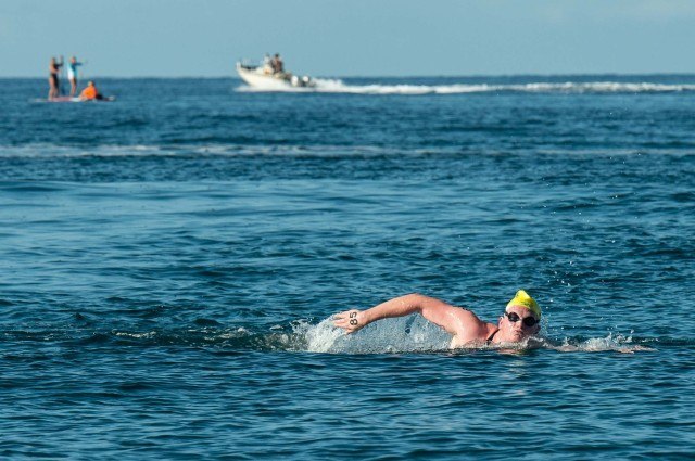 Australia's Jarrod Poort took and early lead (photo: Mike Lewis, Ola Vista Photography)