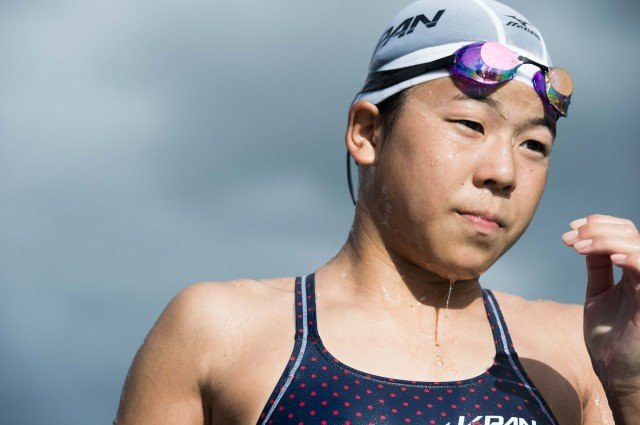 Team Japan Swimmer by Mike Lewis