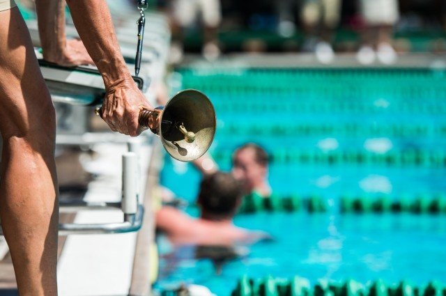 a distance swimmers favorite sound (photo: Mike Lewis, Ola Vista Photography)
