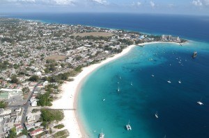 Swim Barbados, Carlisle-Bay-aerial-3