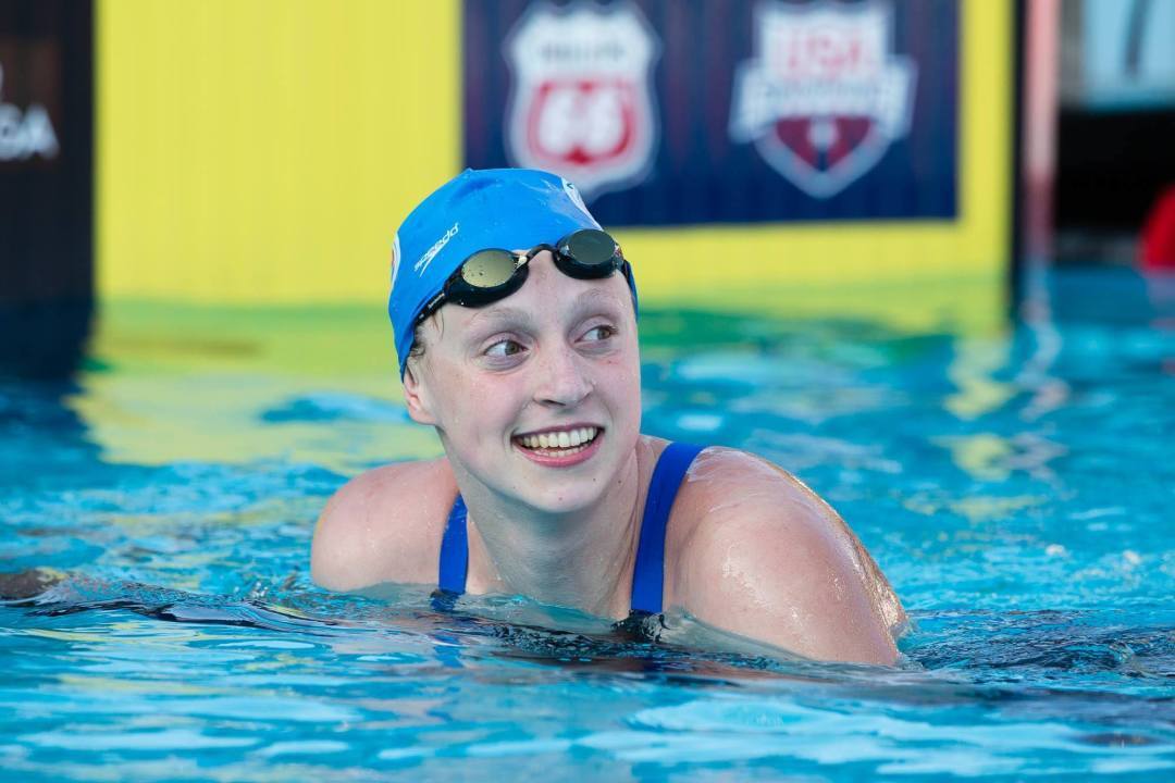 Katie Ledecky Flies Under the Radar to 1718 National Age Group Record