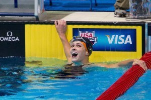 Lauren Perdue earned her Olympic rings as a member of the 800 free relay at the 2012 Olympic Games.