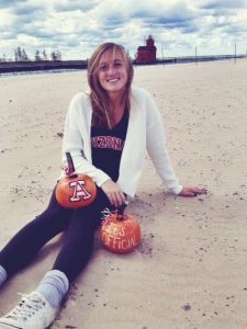 Taylor Garcia has made a fall-themed commitment to the University of Arizona. Courtesy: Shawnda Garcia