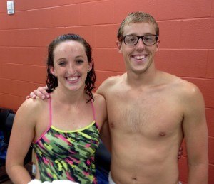 2012 Olympic gold medalists Claire Donahue and Tyler McGill possess A+ work ethic and achieve A+ results.
