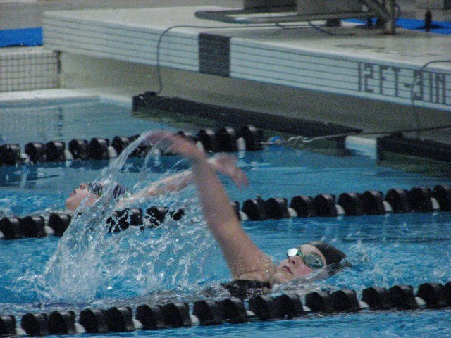 Girl's 50 Yard Backstroke: Gracie Cunningham of Sarpy County Swim Club representing Team Midwestern (Courtesy: Aidan Cho)