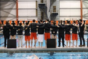 Princeton's Class of 2015 on Senior Day against NC State, 1/9/15. Photo courtesy of Mauricio Gonzalez Aranda