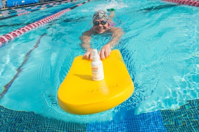 Swim spray kick board by Mike Lewis