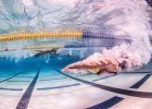 underwater swimming start photography