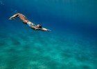 underwater swimming photography