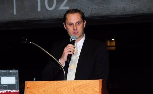 Brett Hawke Auburn Swimming Wall of Fame on Saturday, April 11, 2015 in Auburn, Ala. Anthony Hall/Auburn Athletics