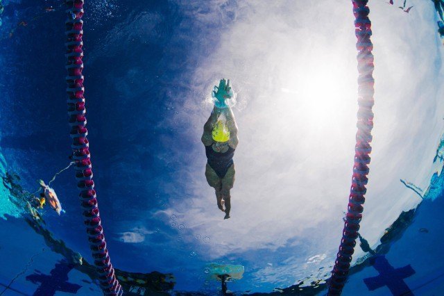 underwater swimming photograph