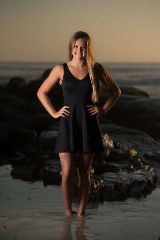 senior portrait La Jolla