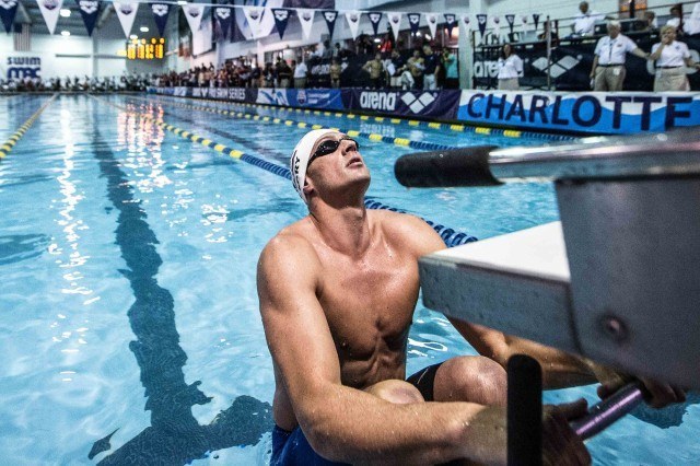Ryan Lochte off in the 100 back (photo: Mike Lewis, Ola Vista Photography)